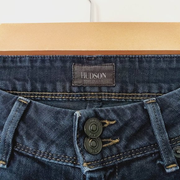 Hudson Jeans Collin Skinny Flap Pocket Dark Blue 26 - Picture 7 of 13